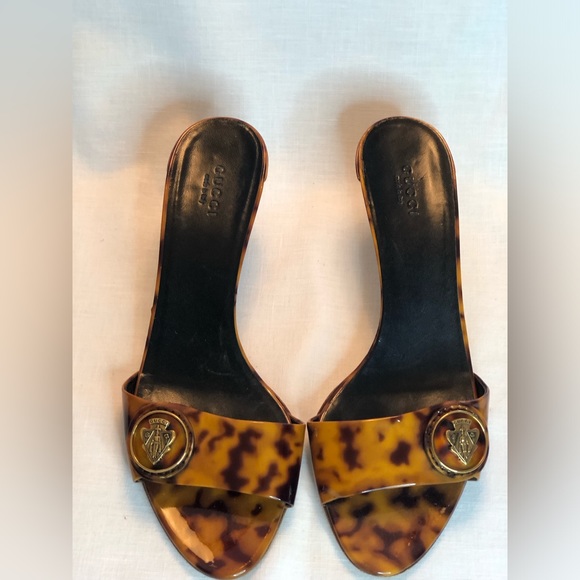 Ladies Kitten Heeled Mules - Picture 1 of 5
